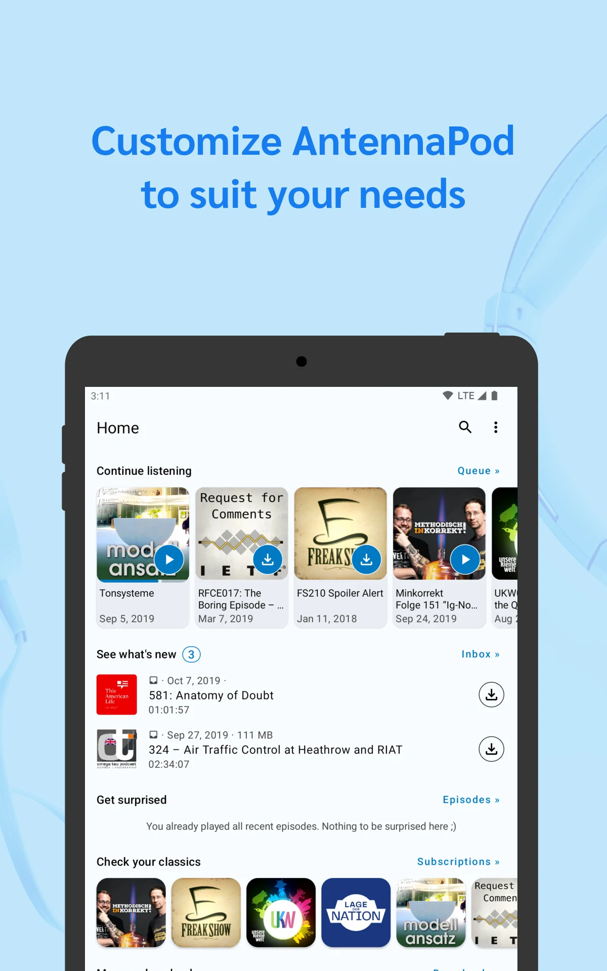 AntennaPod - Podcast Player screenshot