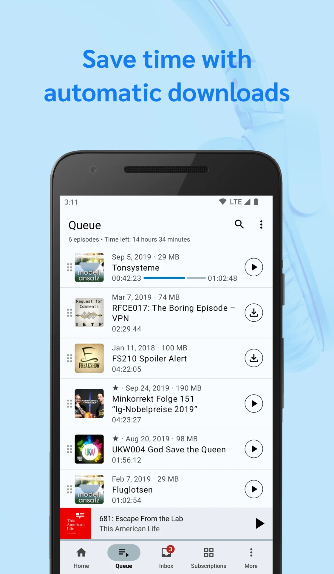 AntennaPod - Podcast Player screenshot